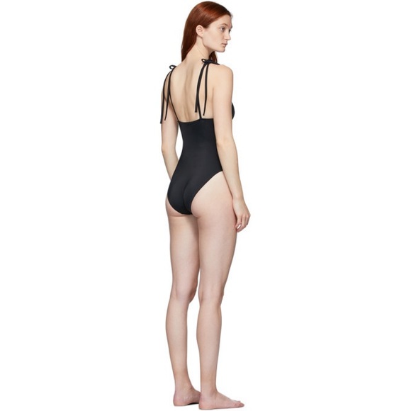 Solid and Striped Black The Olympia One-Piece Swimsuit - M - Picture 2 of 6